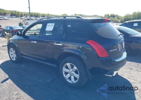 2007 Nissan Murano S z USA, uszkodzony, nr VIN JN8AZ08WX7W664689